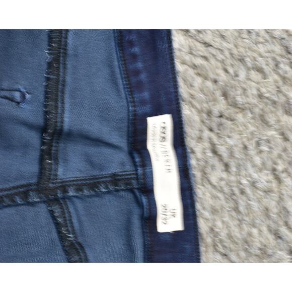 NEW Asos Women's Plus Size 20 Skinny Jeans Blue Cotton Blend Zip Solid - Picture 6 of 8